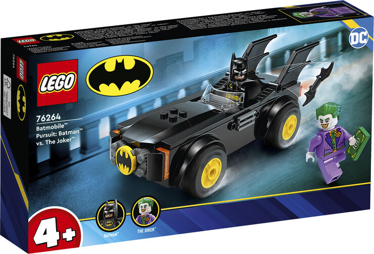 Batmobil jagt Batman mod Jokeren 76264