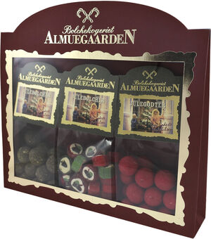 Jule-Gaveæske med Choko-lakrids og Jule-bolcher