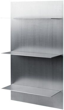 Lager Wall Shelf - Triple - Aluminium