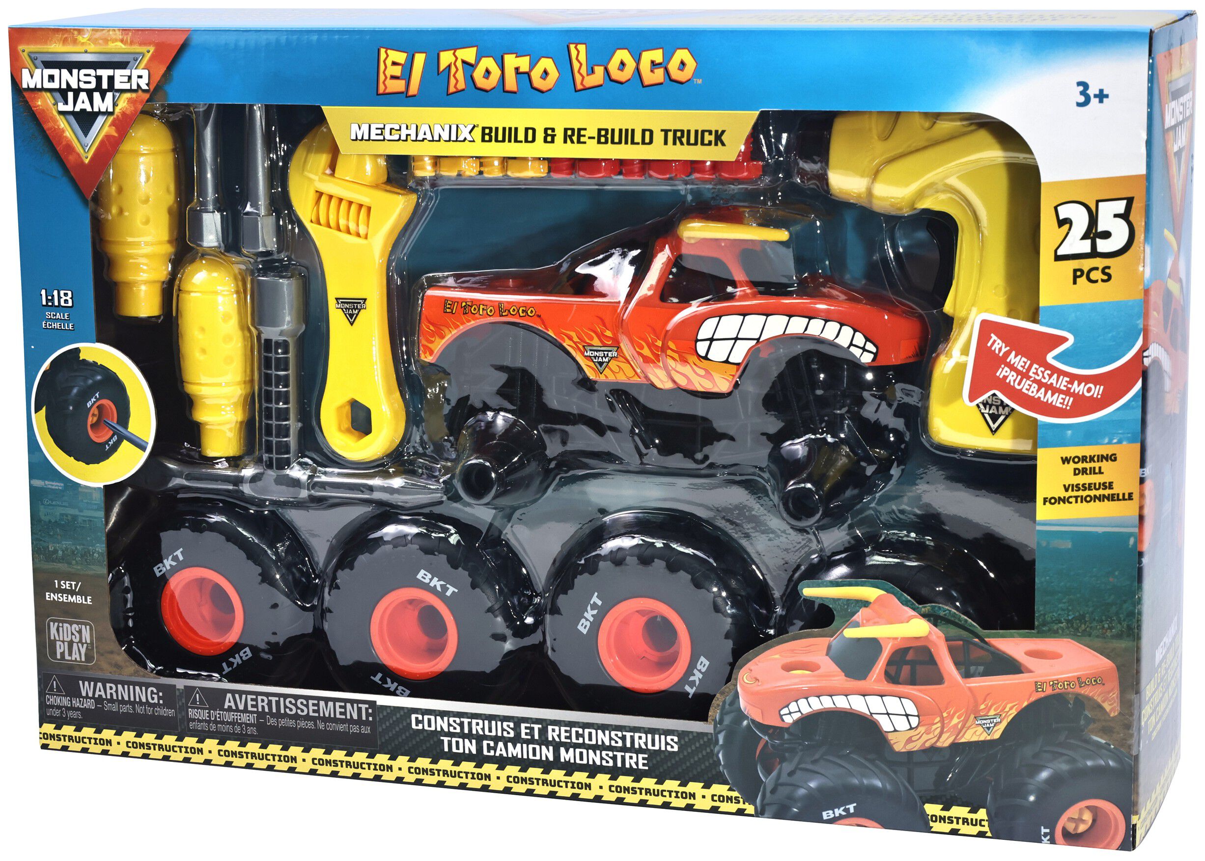 Monster Jam Mechanix 1:18