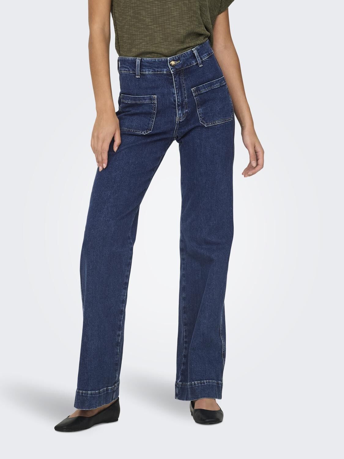 ONLJUICY HW WIDE POCKET DNM JEANS C