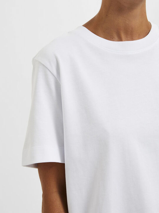 SLFESSENTIAL SS BOXY TEE NOOS