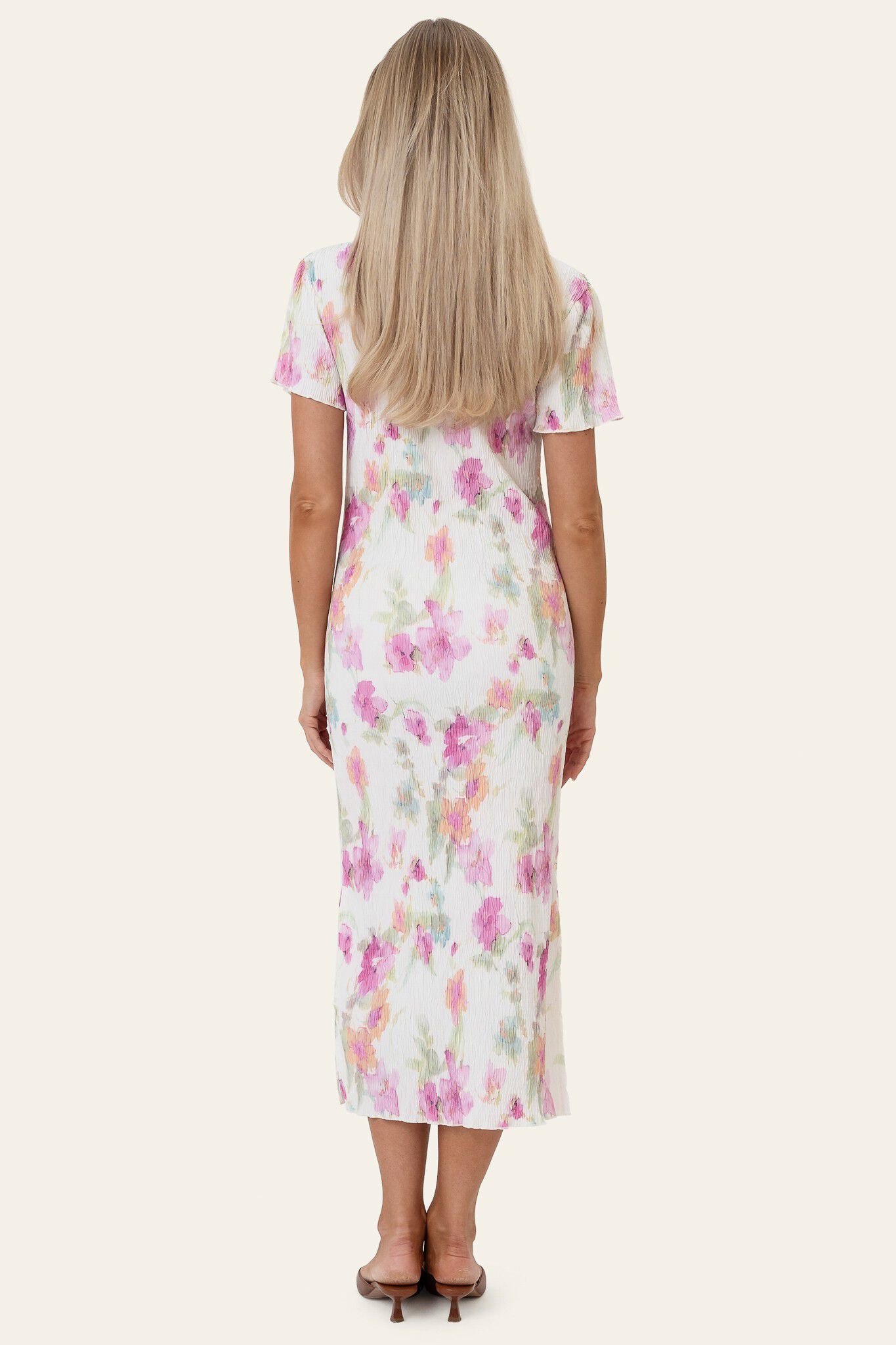 OdaIC SS Dress - Pink Flower Blush
