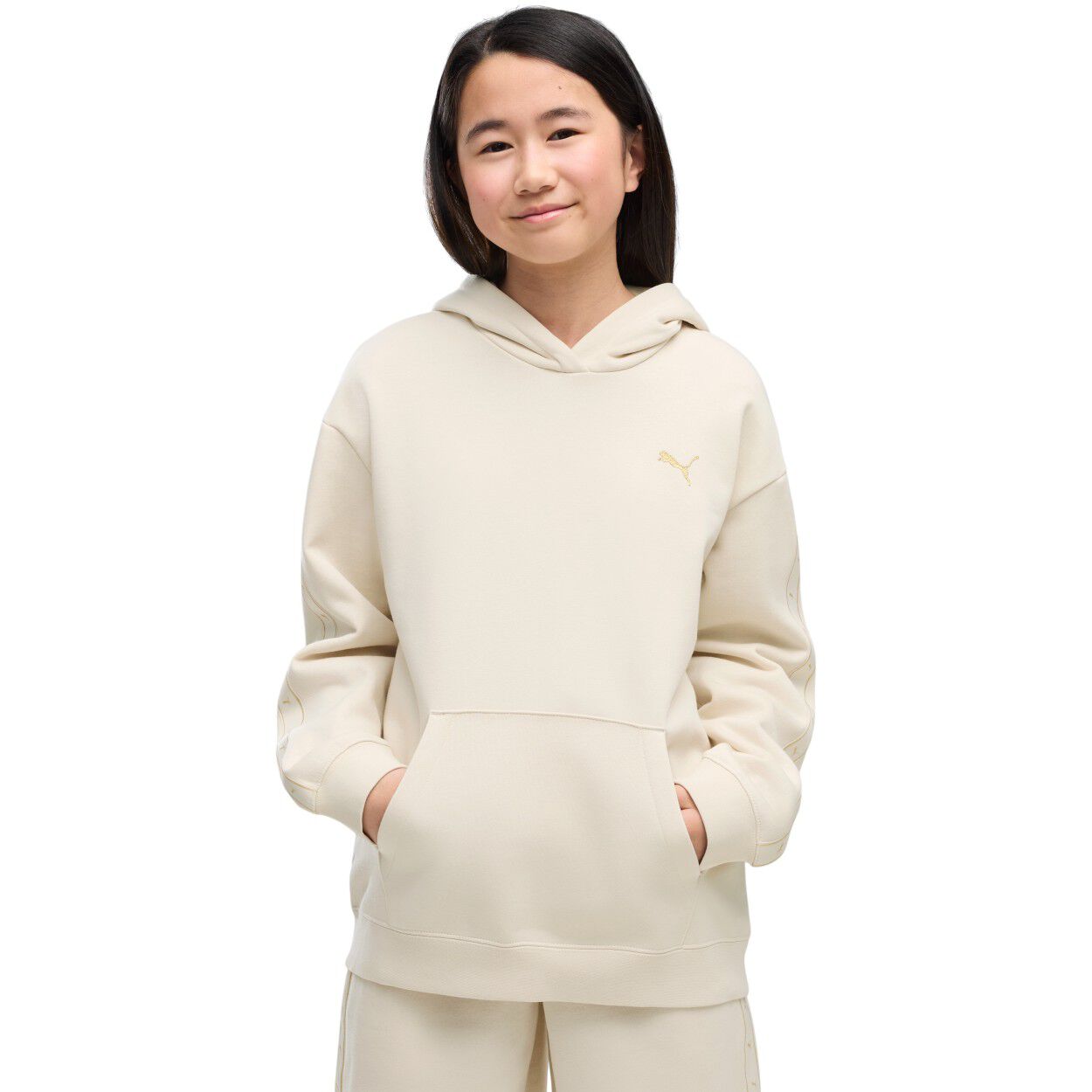 ESS TAPE RELAXED HOODIE FL G