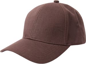 Klassisk kasket i h&oslash;r med rund skyg