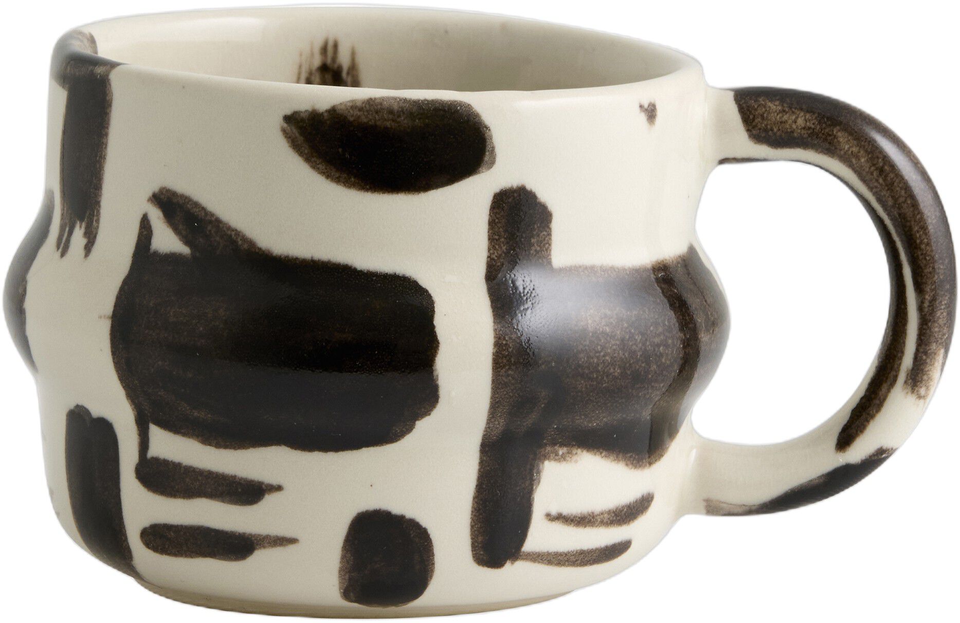 YSIA cup, colorblock - black/ivory