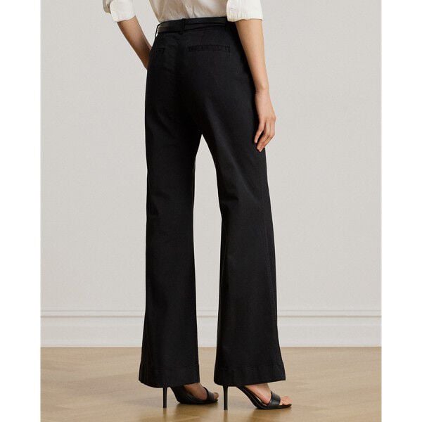 Stretch Cotton Chino Flare Pant