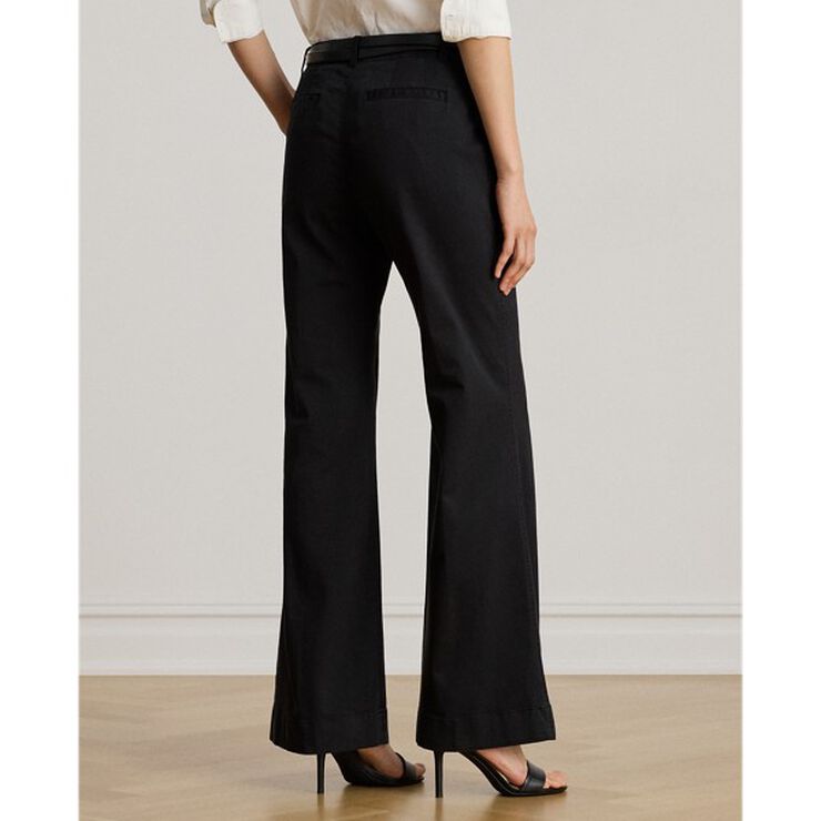 Stretch Cotton Chino Flare Pant