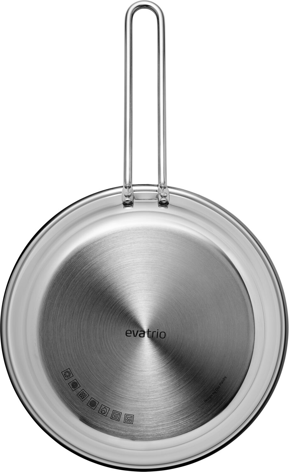 Stainless Steel Stegepande 24 cm med Slip-Let&reg; bel&aelig;gning