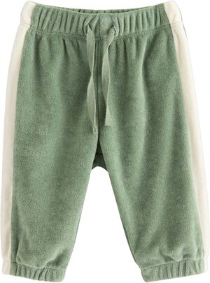 Joggebukser i frott&eacute; med elastisk m