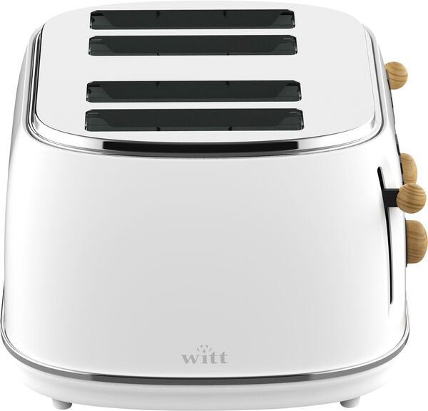 WITT PREMIUM 4-SLICE TOASTER WOOD WHITE