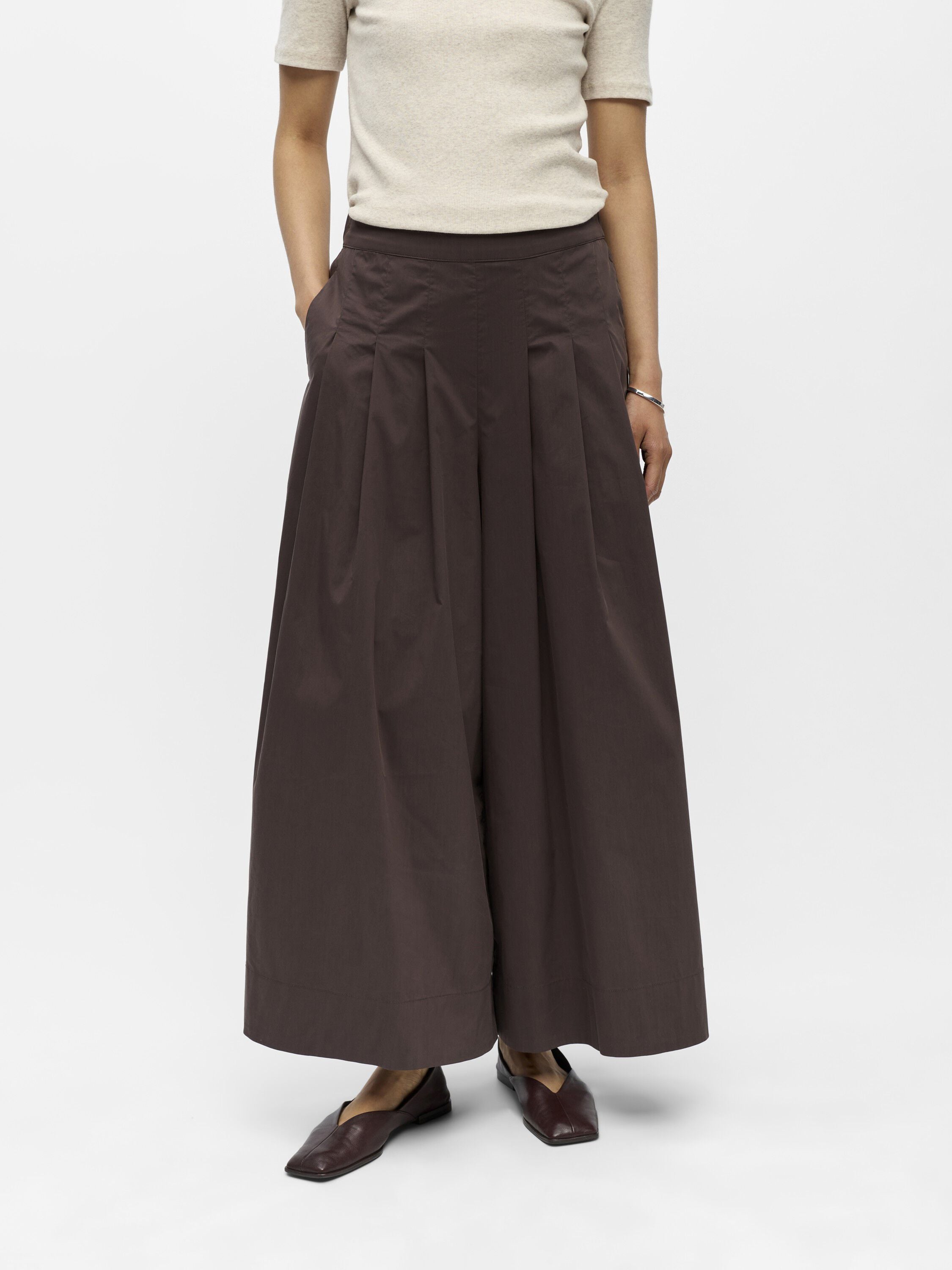 Objpaige Hw Plisse Culotte Pant 145