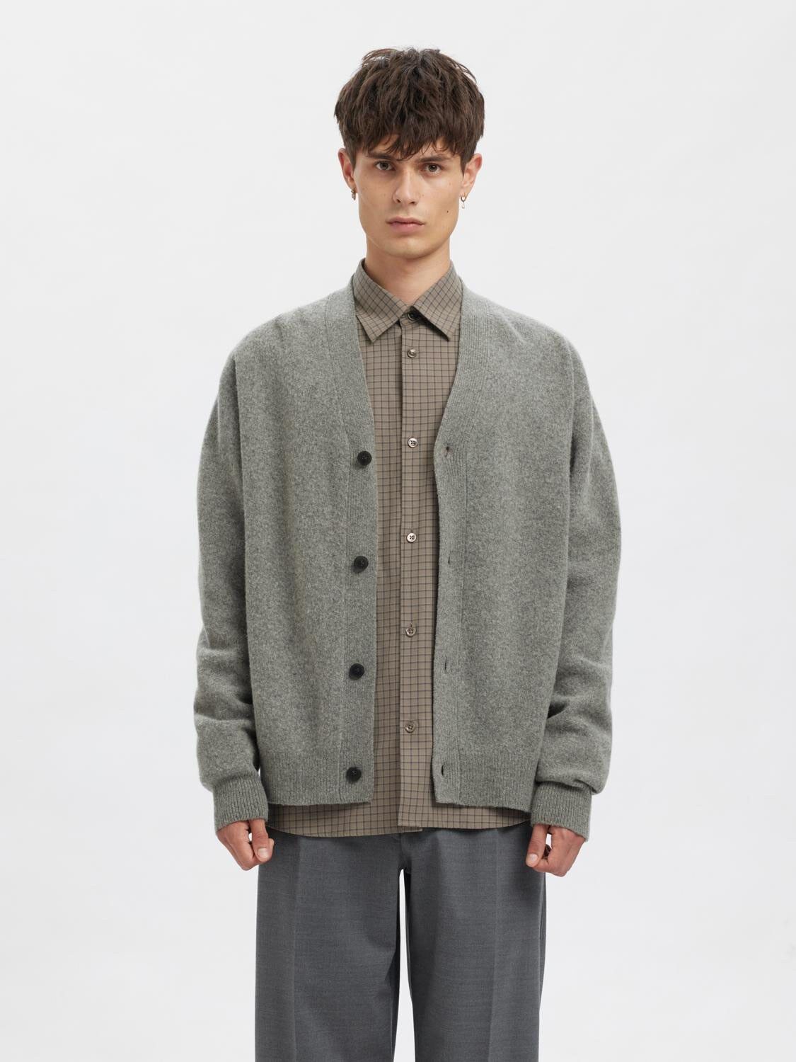 ANRROLF LS KNIT WOOL CARDIGAN