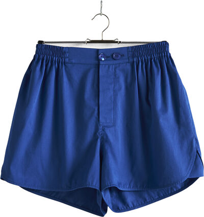 Outline Pyjama Shorts-S/M-Vivid blu