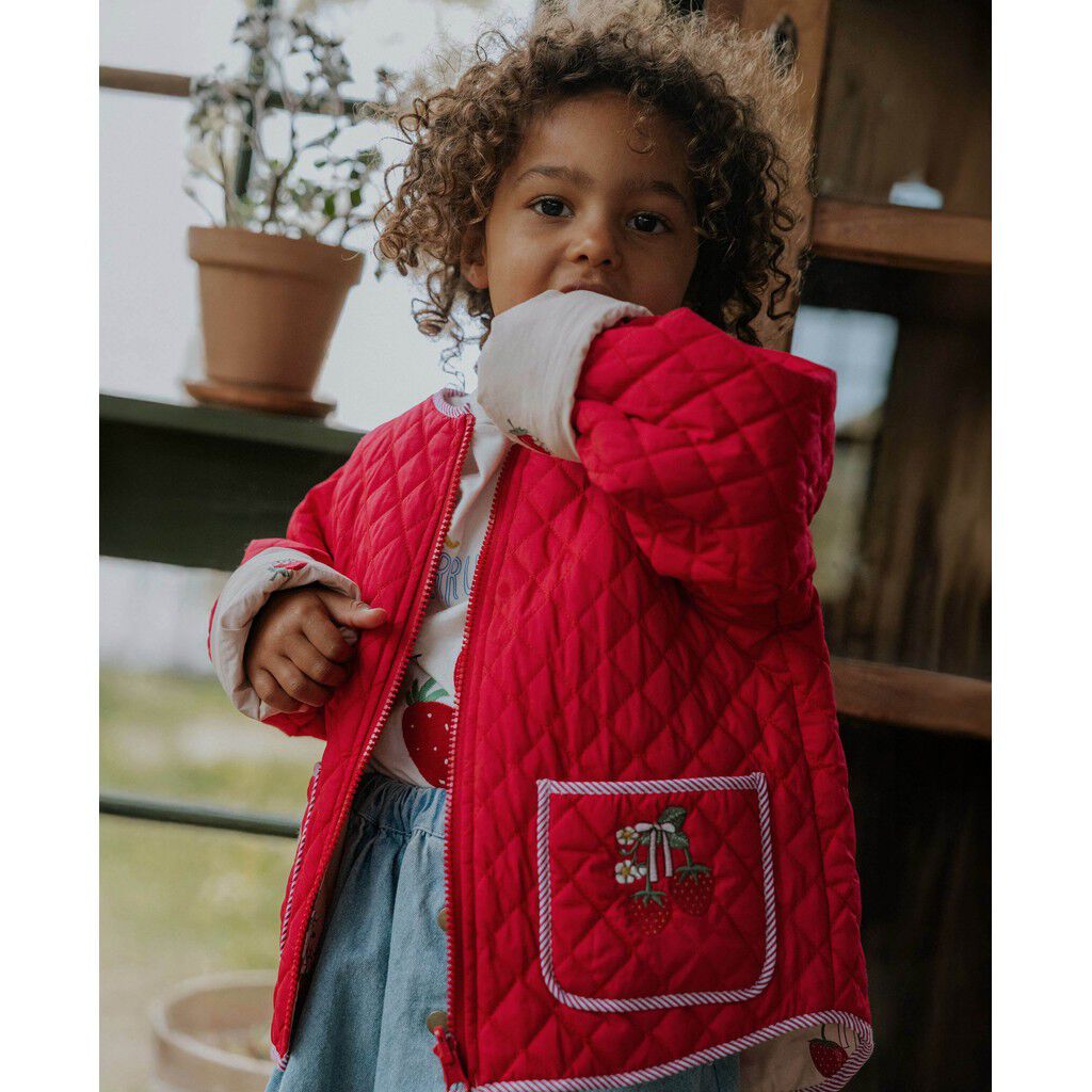 KOTA REVERSIBLE STRAWBERRY JACKET