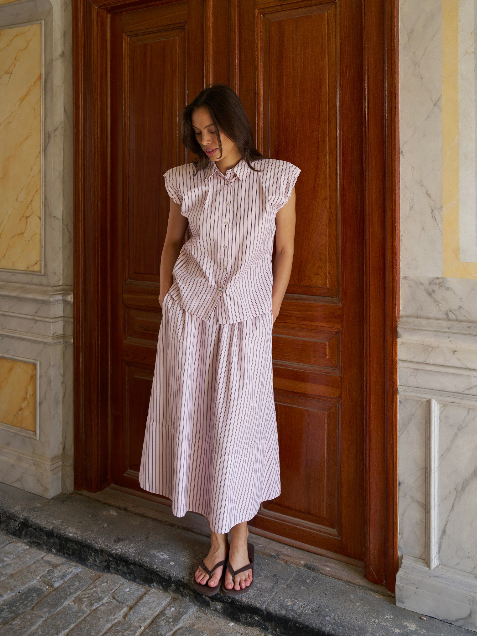 Isella Double Stripe Top