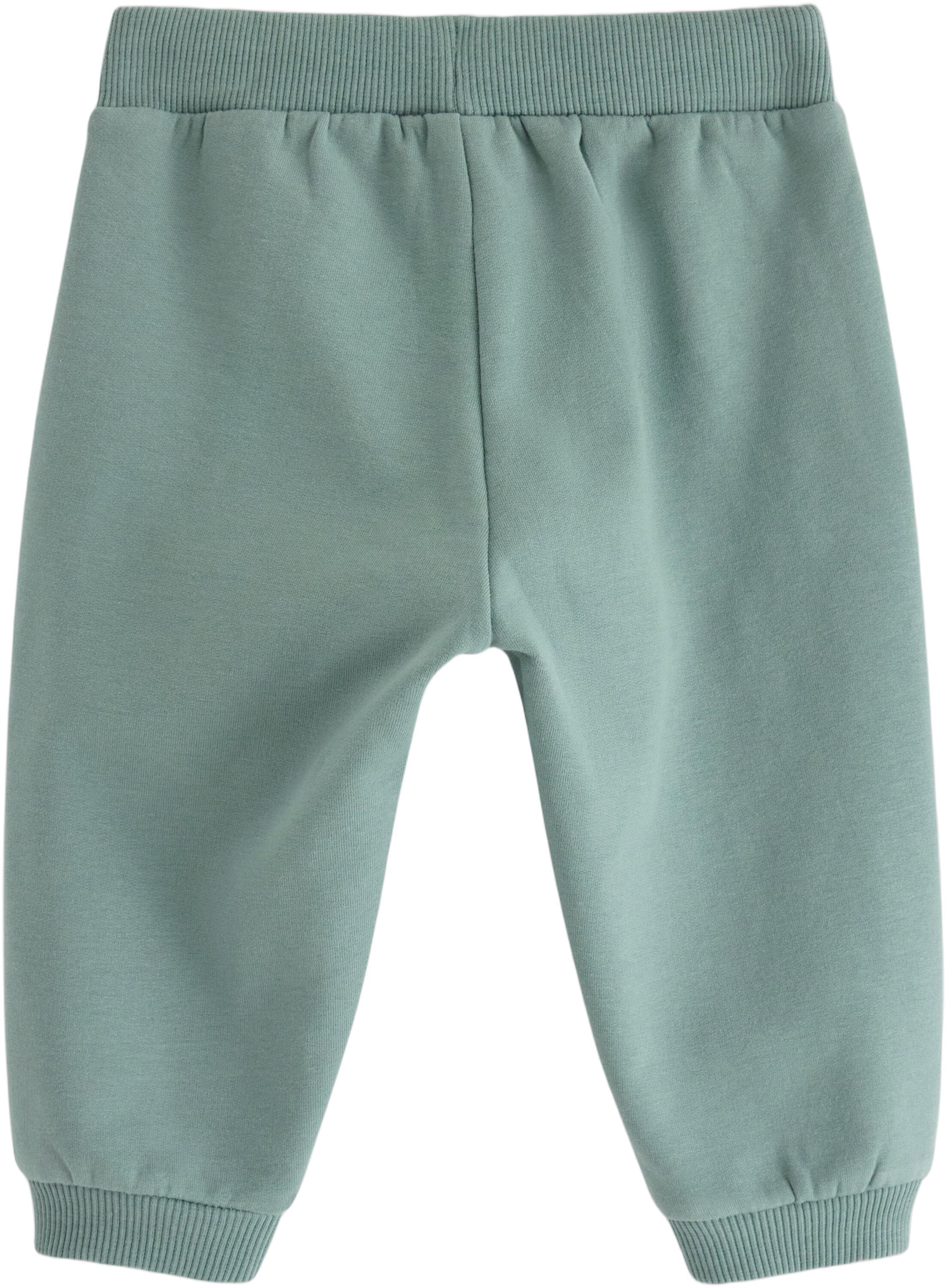 Joggers in cotton jersey with brush