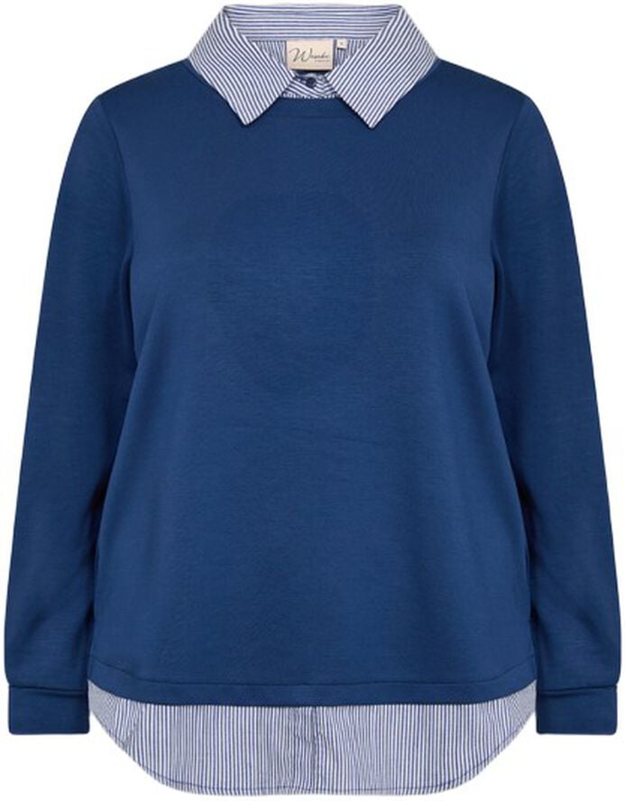 Curvy WA-SABINA 63 Sweatshirt Blå