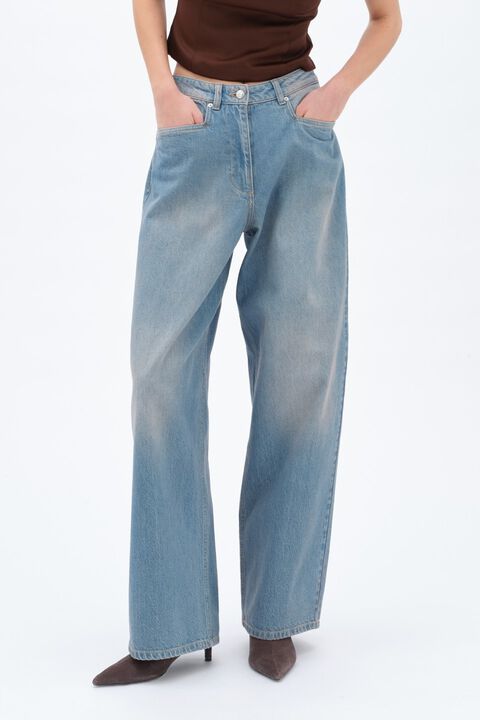 Cocoon Denim Pants