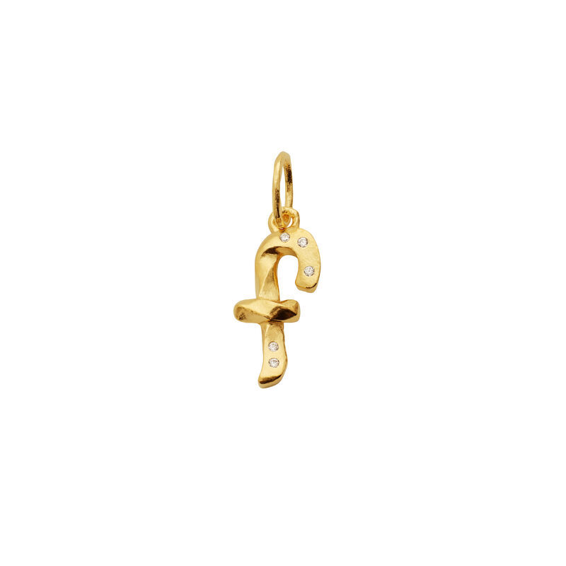 Alphabet Pendant Gold