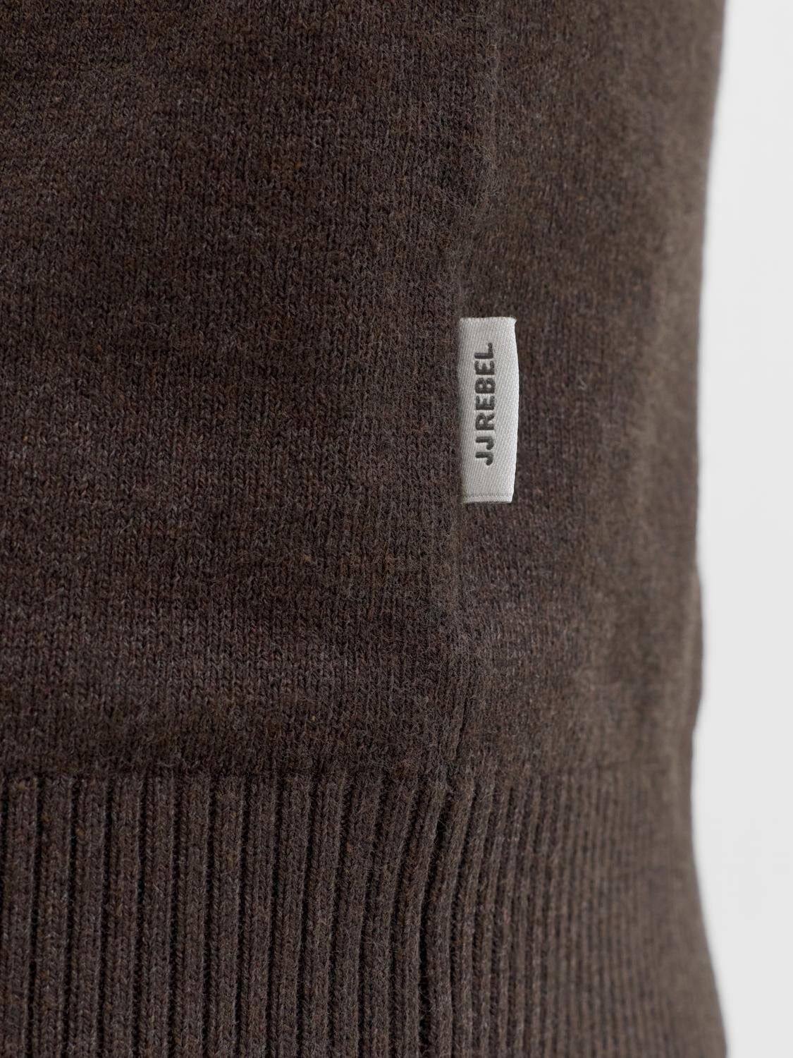 JREBCALLUM KNIT HALF ZIP SN