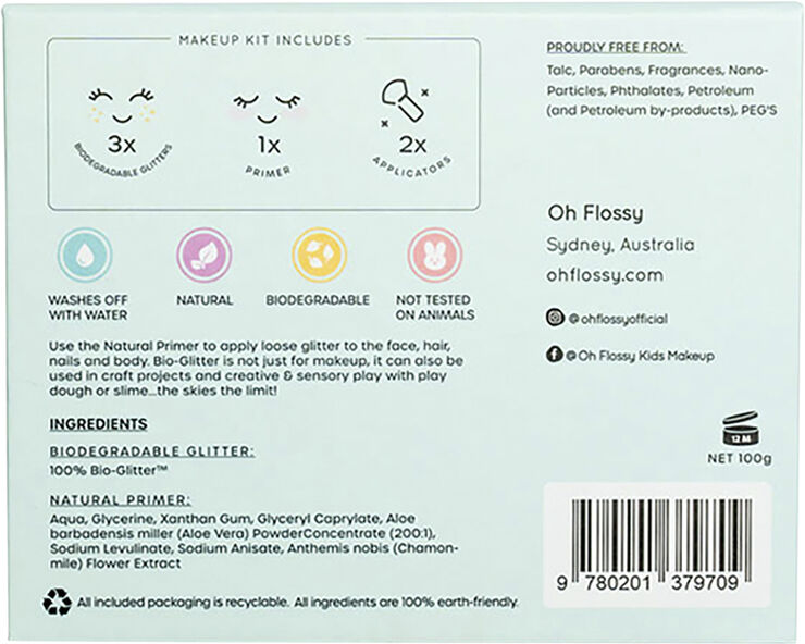 Oh Flossy - Sparkly Glitter sæt