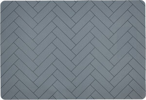 Dækkeserviet 33x48 Tiles China blue Silikone