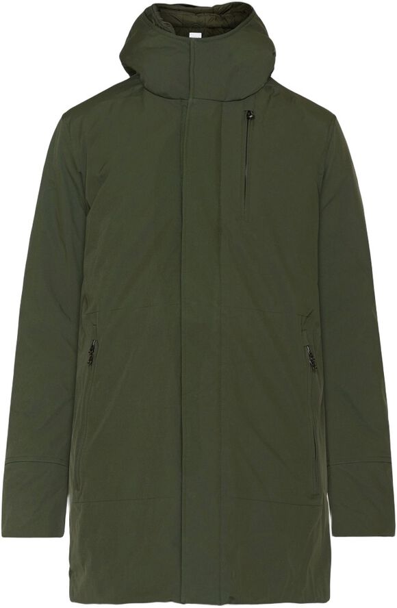 Long soft shell jacket CLIMATE SHELL - GRS/Vegan