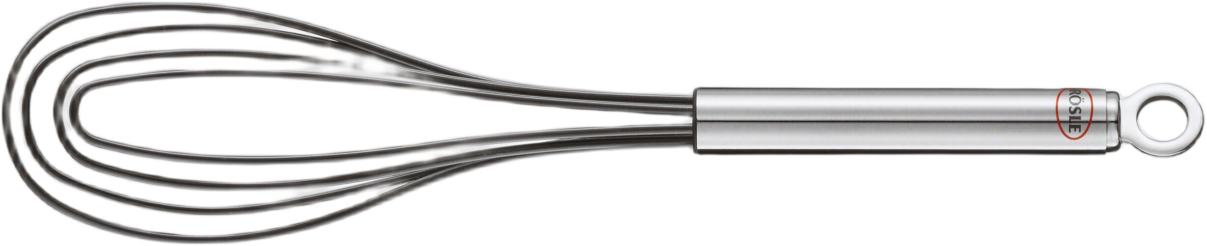 Piskeris fladt 27 cm St&aring;l/Silikone