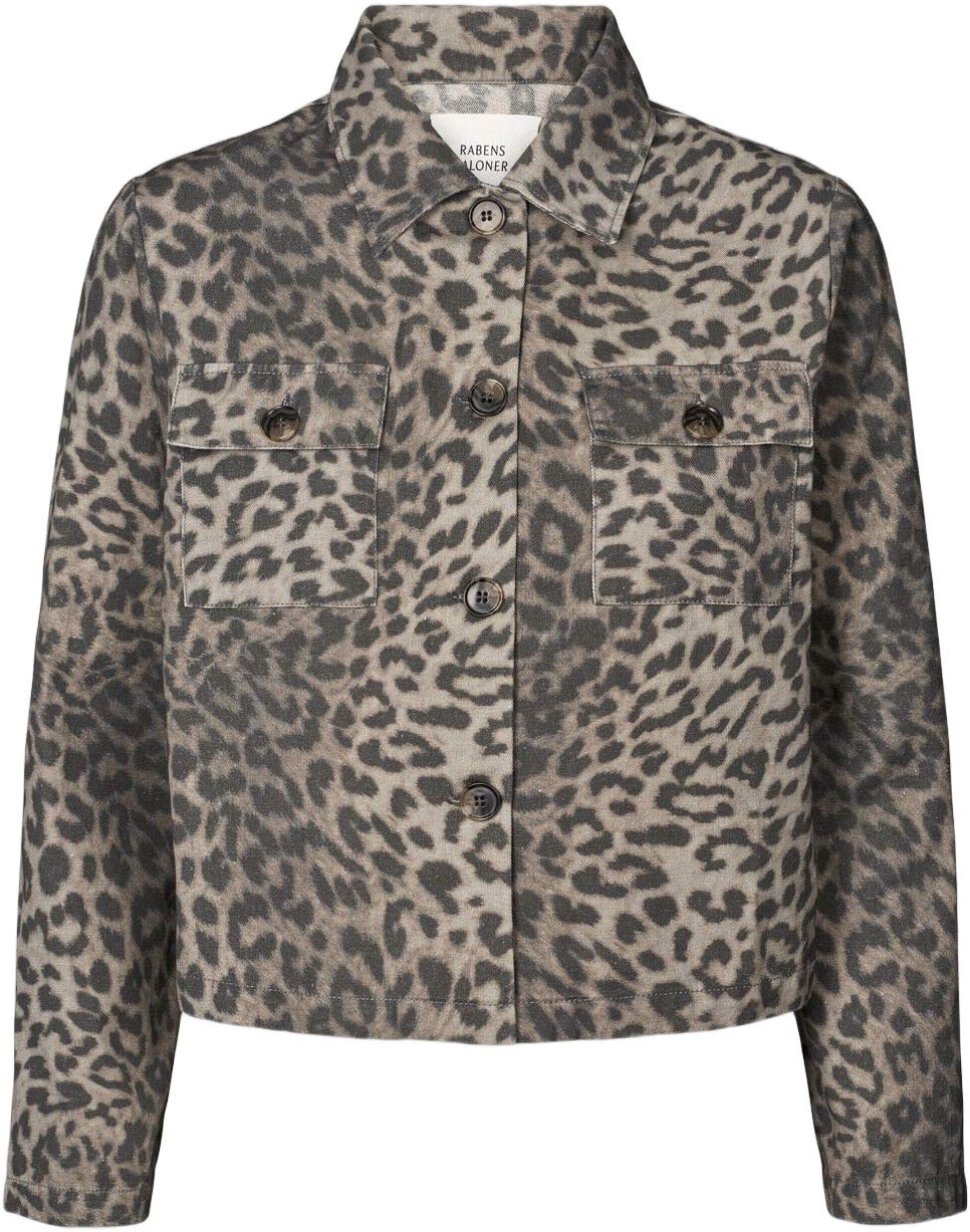 Leopard print short jacket - Aleksa