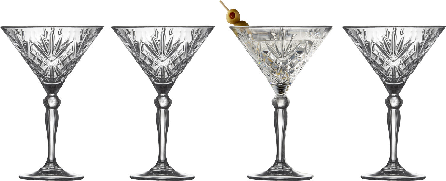 Cocktailglas Melodia 21 cl 4 stk.