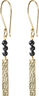 Bar Black Onyx Earrings GP