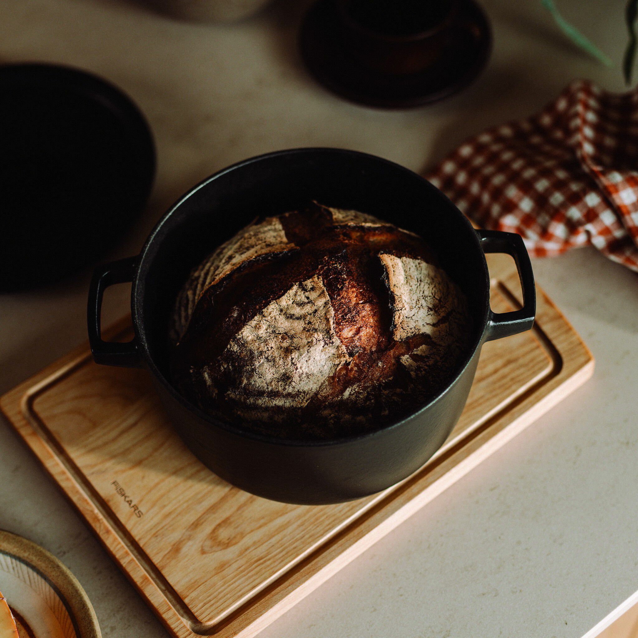 Folken Gryde emaljeret St&oslash;bejern 4L