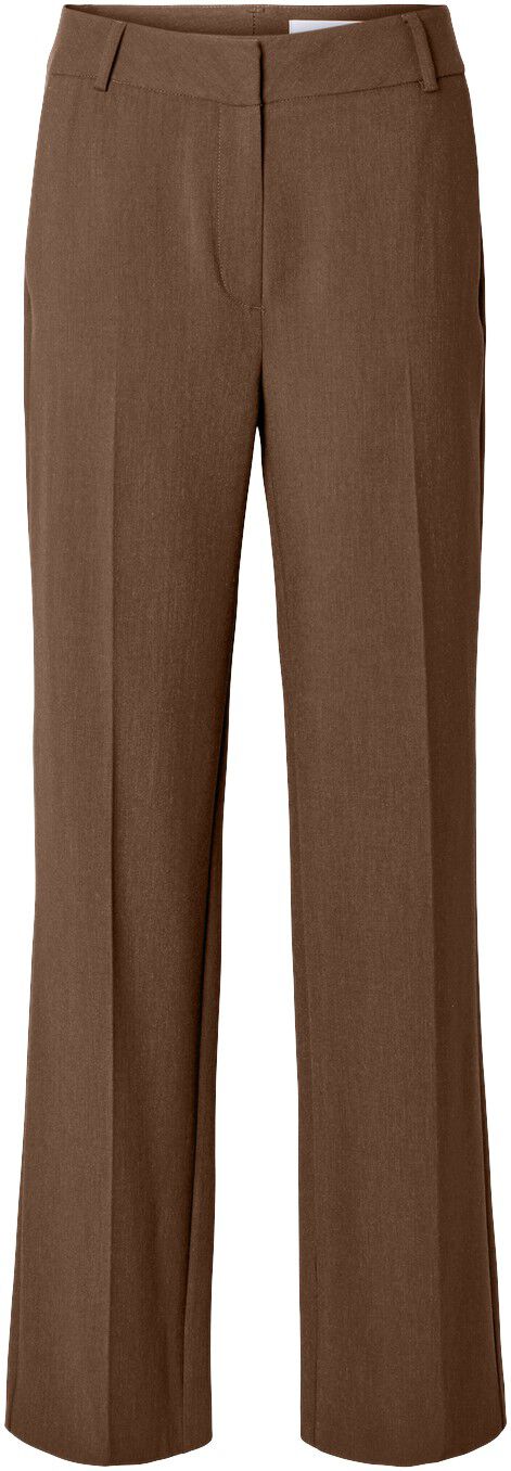 SLFRITA MW WIDE PANT MEL NOOS