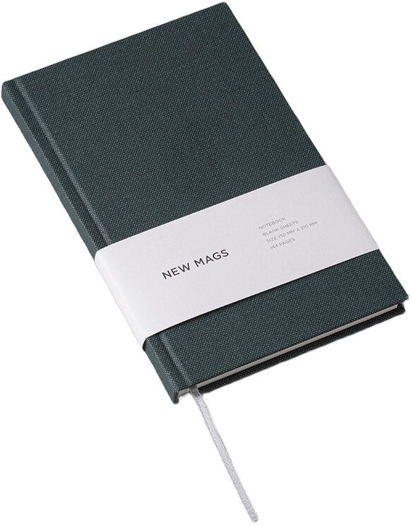Notebook Moss Green - Hardcover/Blank