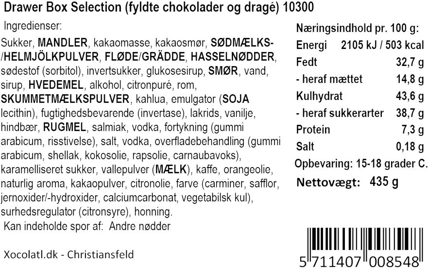 DRAWER BOX SELECTION