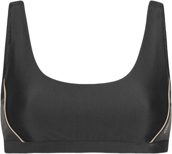 Agung Colorblock sporty bikini top - Nero