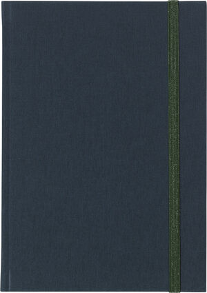BEA, Notebook med elastik bånd, Dark blue