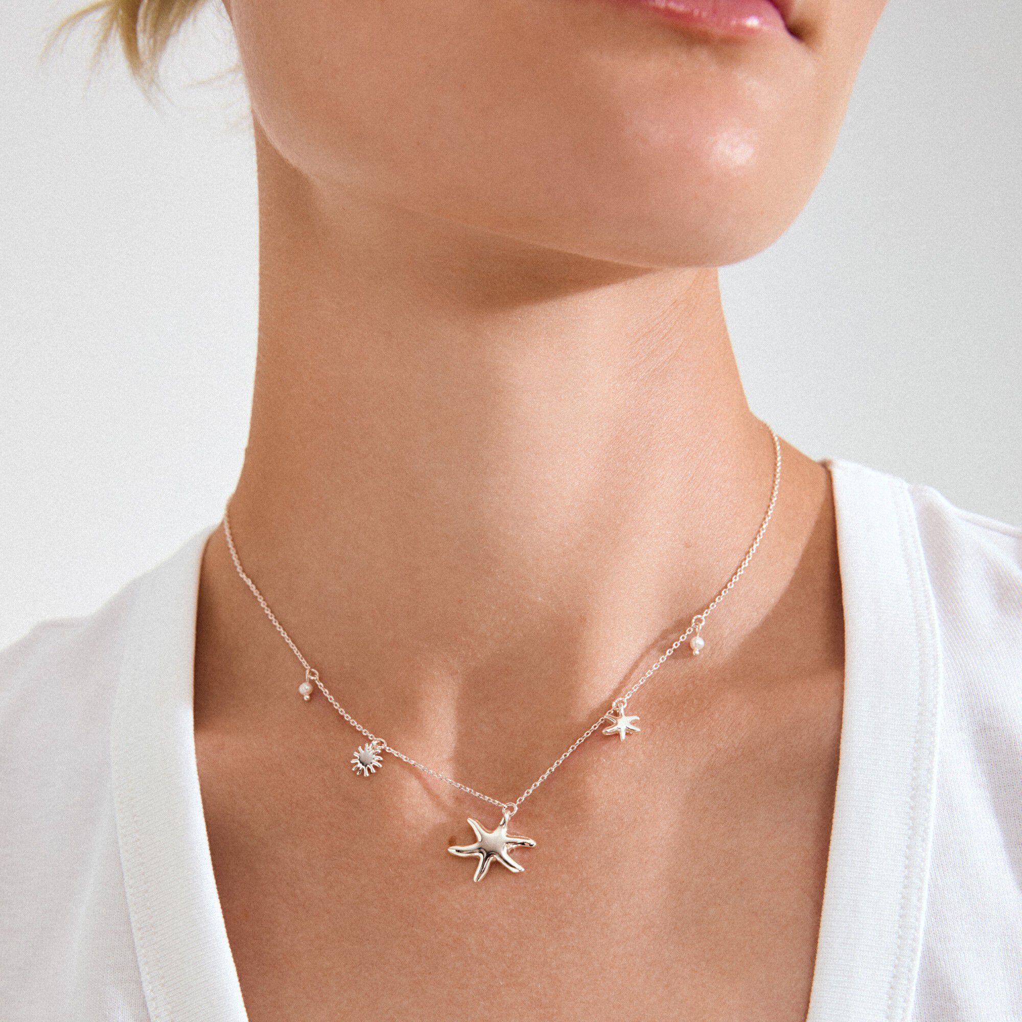 PRISM necklace silver-plated
