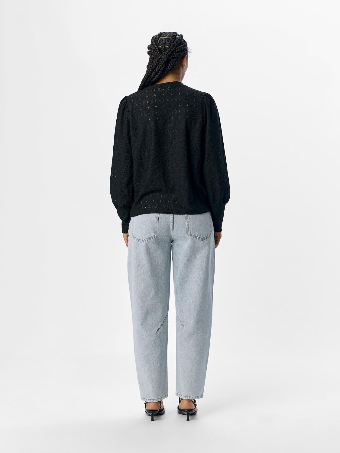 OBJLAILA L/S RE TOP NOOS