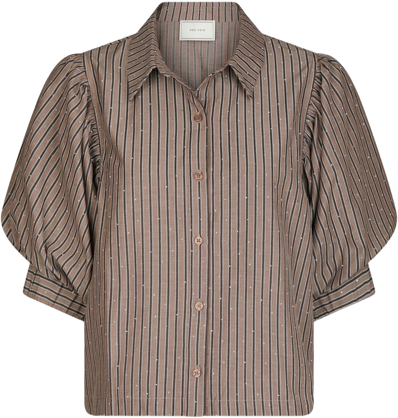 Etta Soft Stripe Stone Shirt
