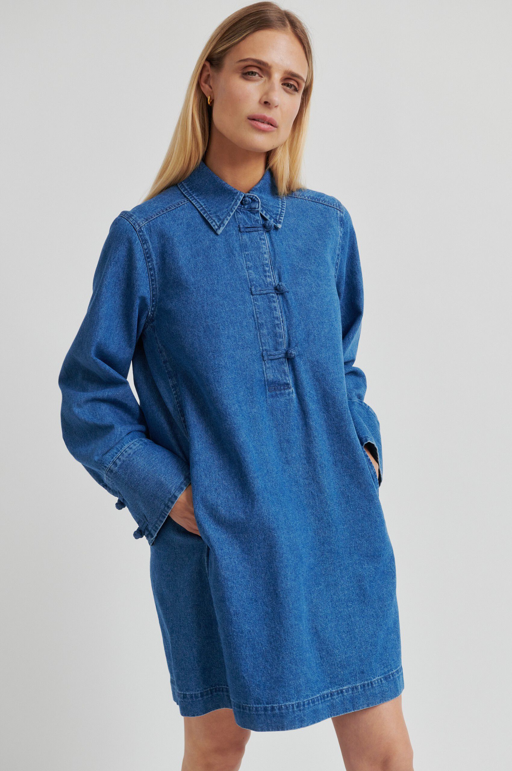 Cornelia Denim Tunic Dress