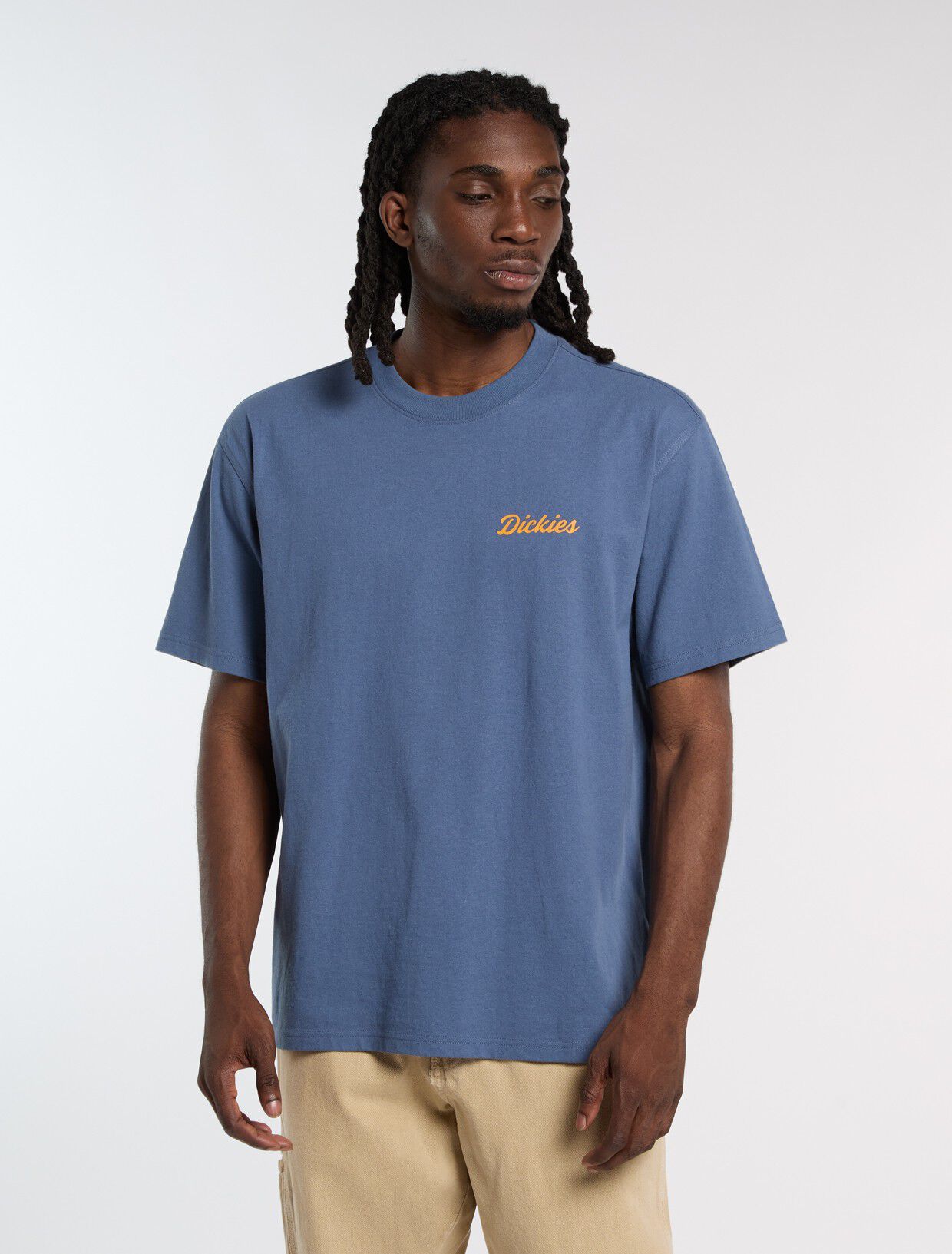 WELLSVILLE SS TEE RETRO INDIGO