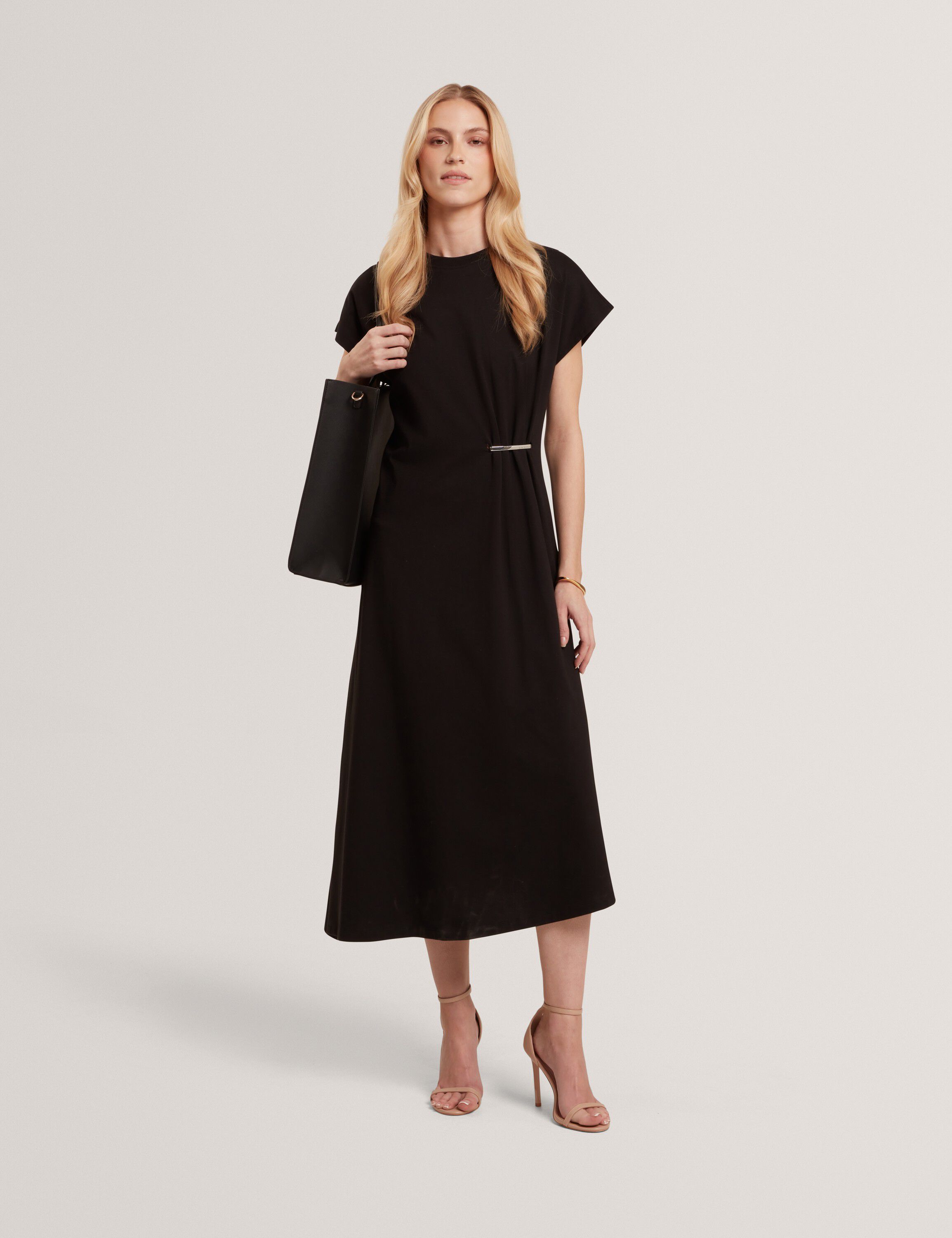 HESSIE T-Shirt Dress With Metal Tri