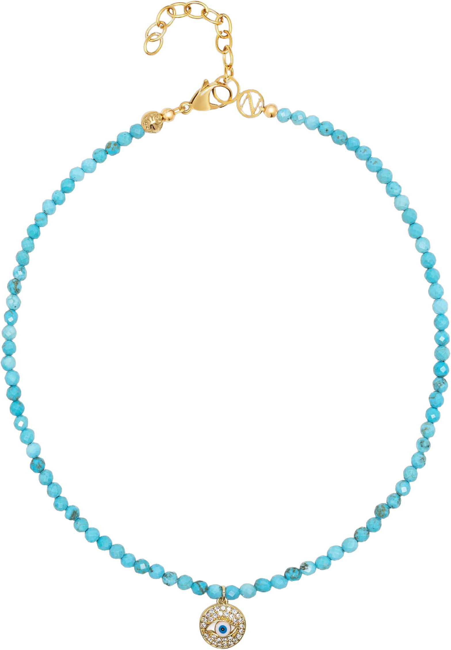 Women's Turquoise Evil Eye Choker
