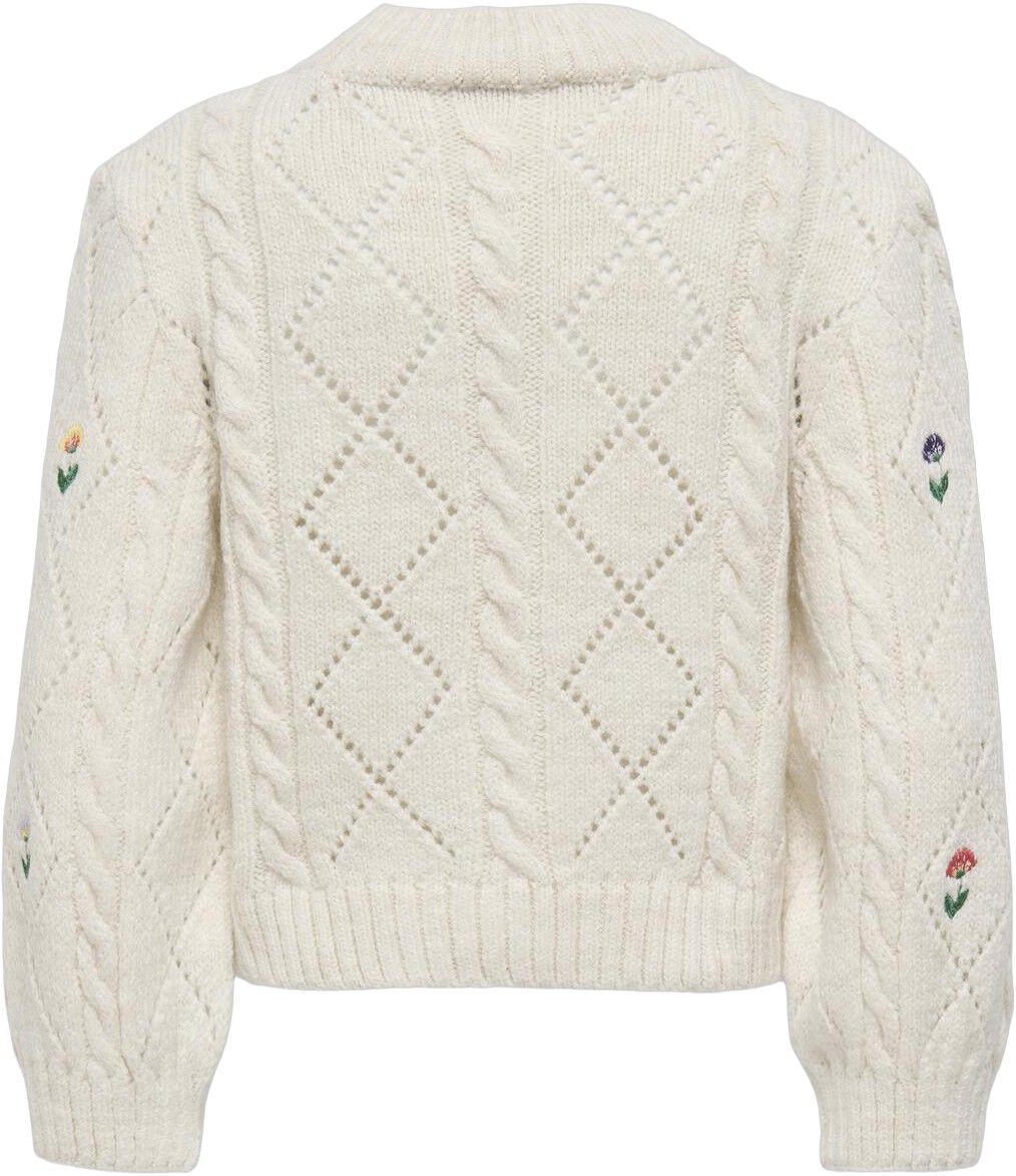 KMGFLOWER L/S O-NECK KNT