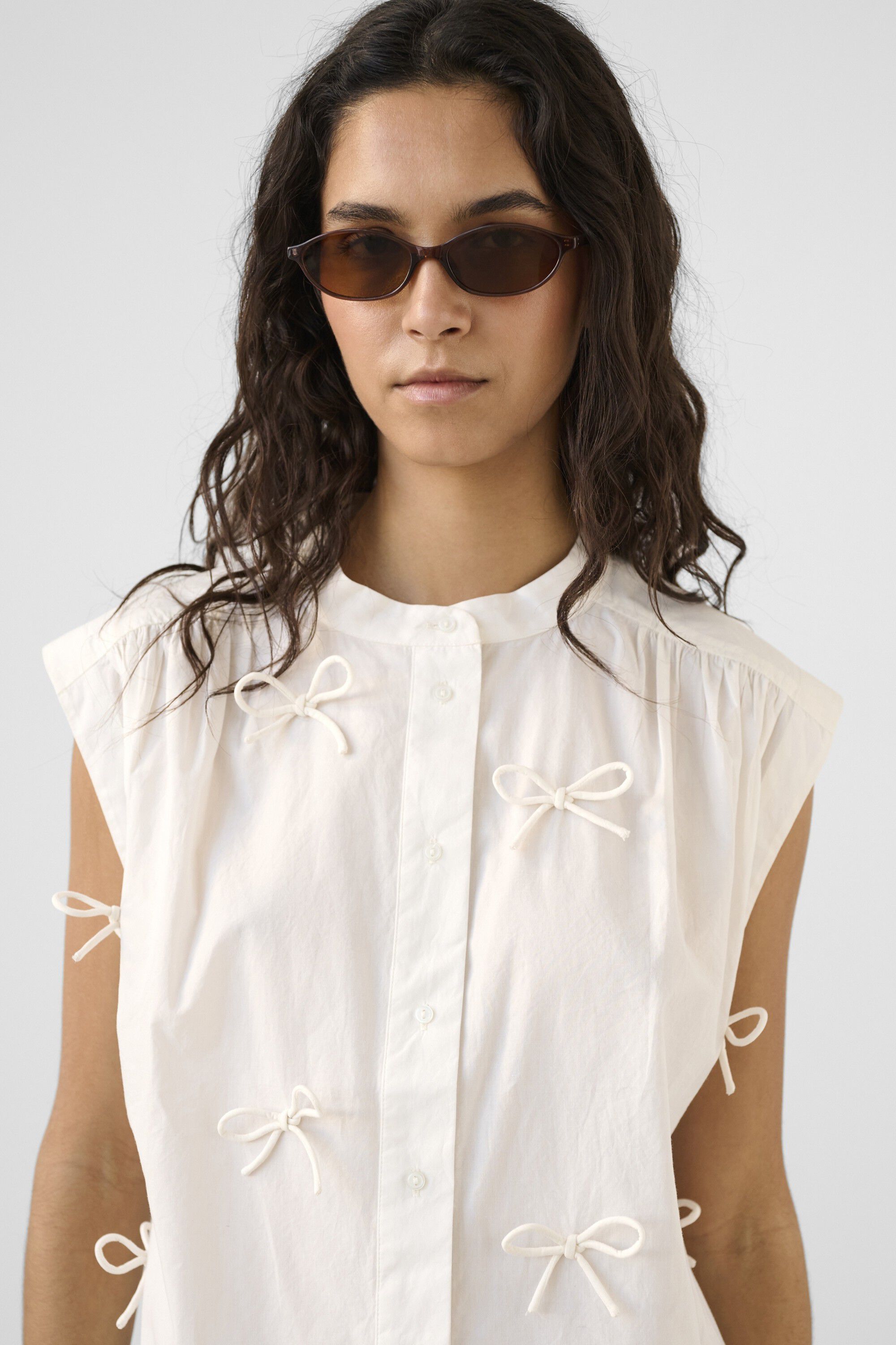 SLJoaBlanca Bow Shirt