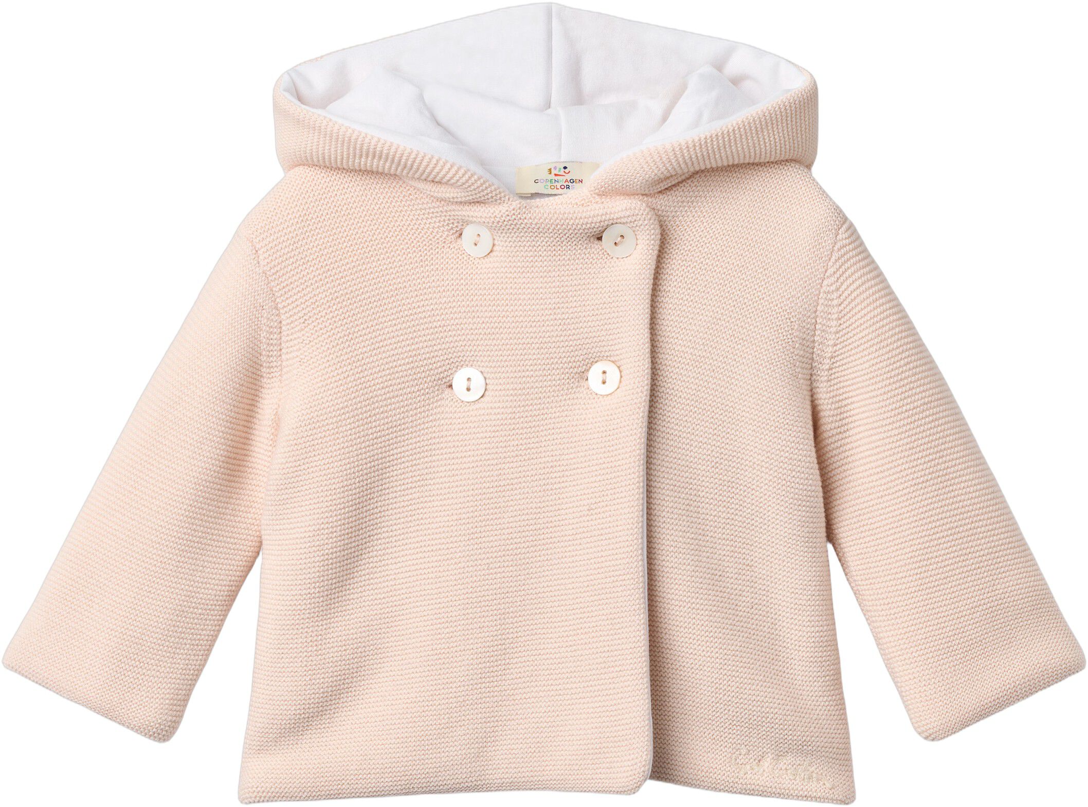 COTTON BABY JACKET W. HOOD
