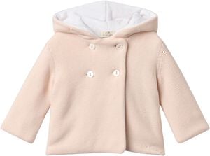 COTTON BABY JACKET W. HOOD
