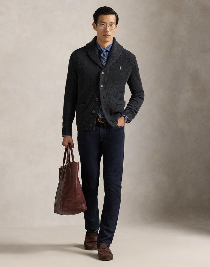 2/15 WOOL/CASH RWS-SWEATER-CARDIGAN